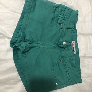 Green/teal shorts